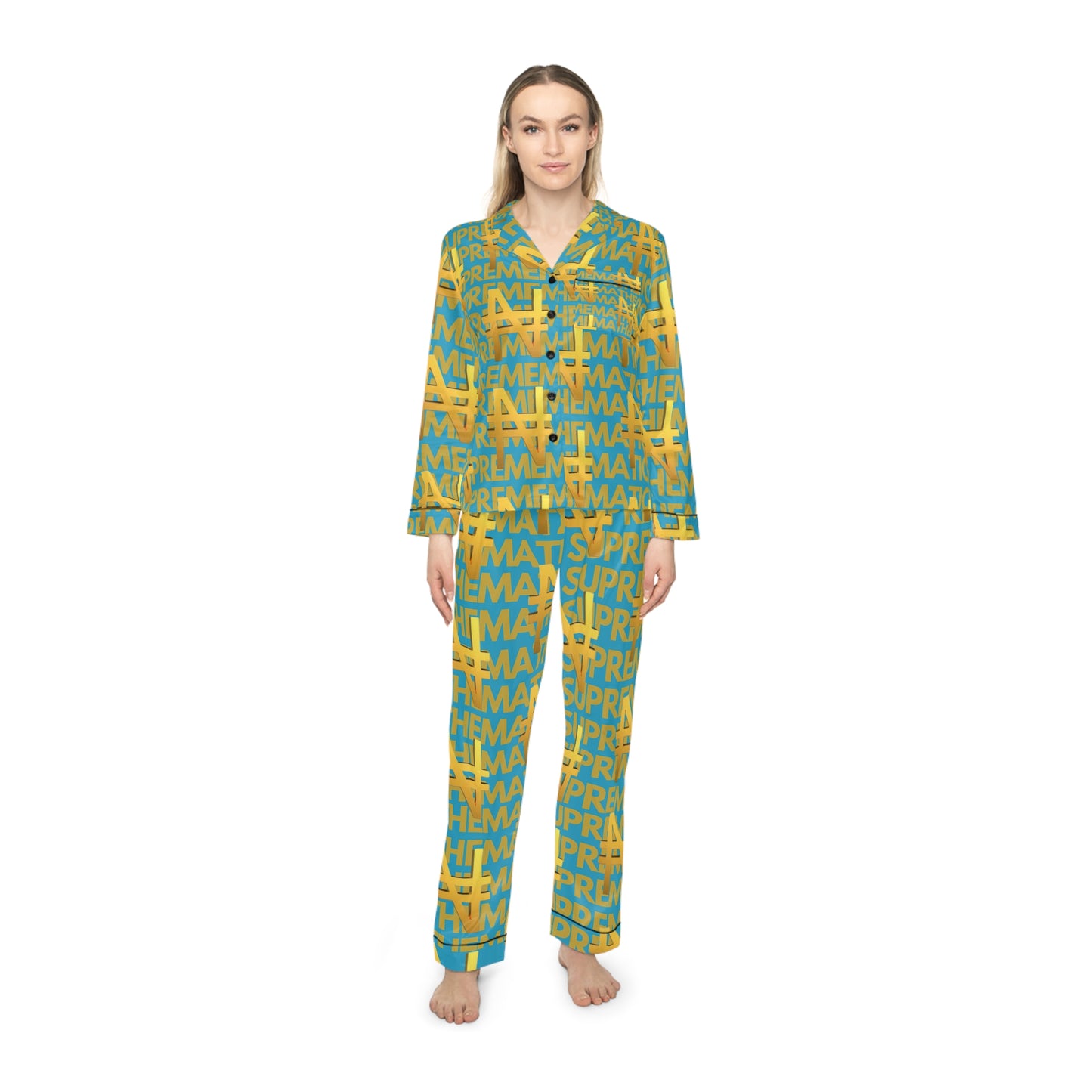 SUPREMEMATHEMATICS NAIRA SATIN PAJAMAS