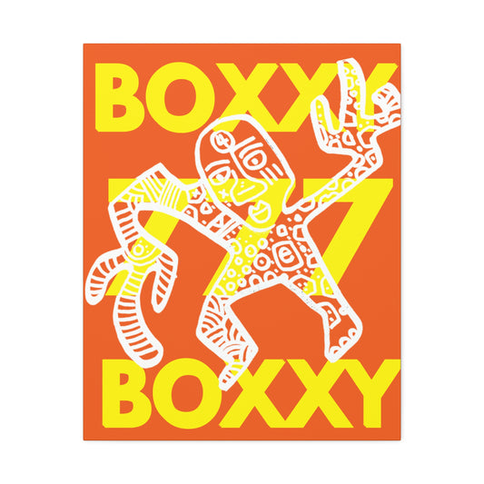 BOXXY 777 ART CANVAS ORANGE