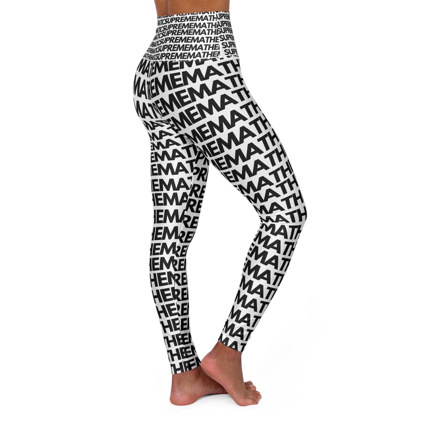 SUPREMEMATHEMATICS HIGH WAIST YOGA LEGGINGS