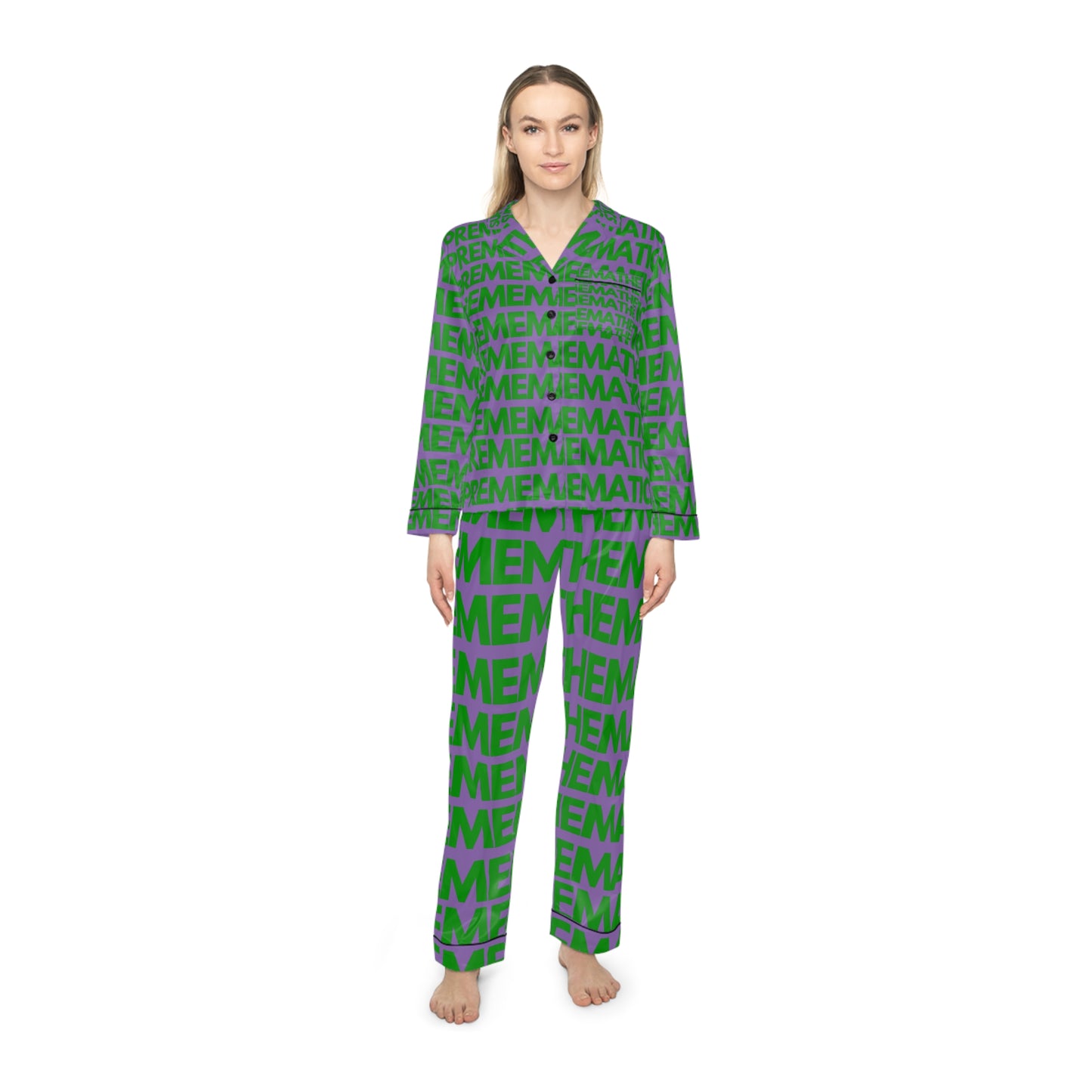 SUPREMEMATHEMATICS SATIN PAJAMAS
