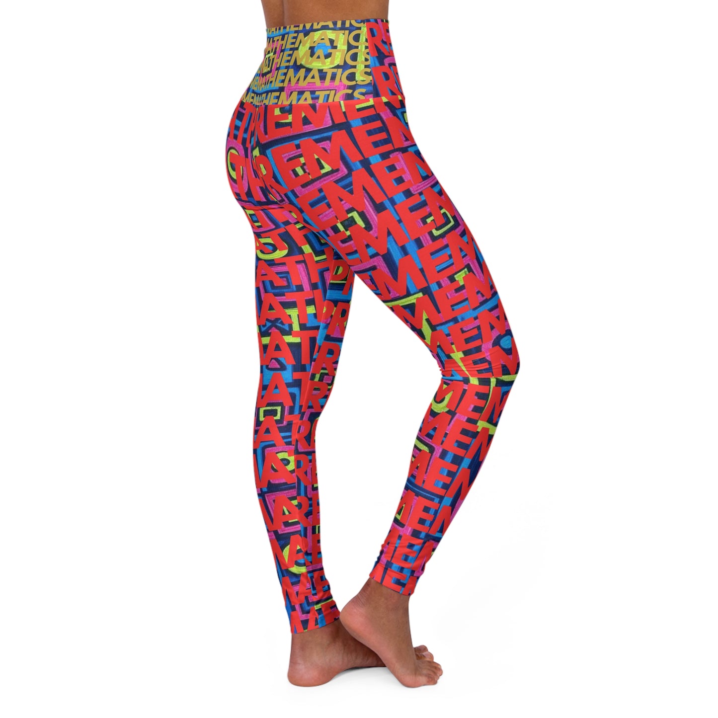SUPREMEMATHEMATICS HIGH WAIST YOGA LEGGINGS