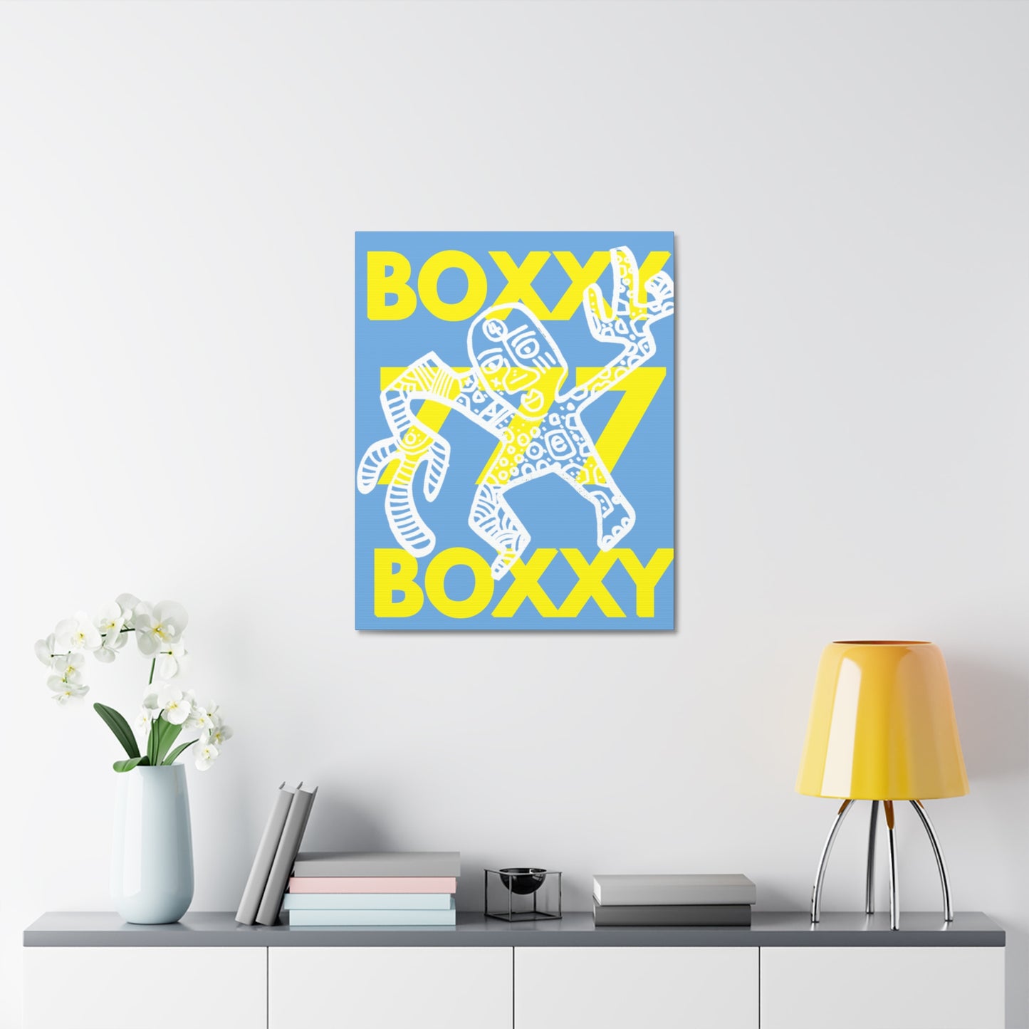 BOXXY 777 ART CANVAS LITE BLUE