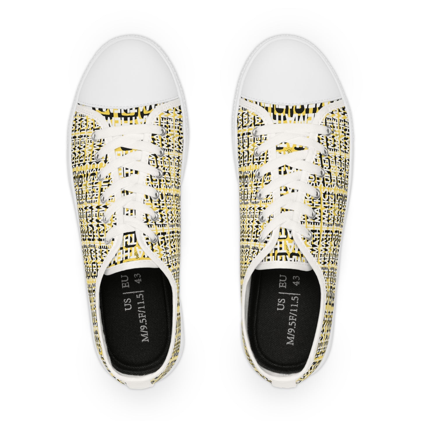 SUPREMEMATHEMATICS LOW TOP SNEAKERS