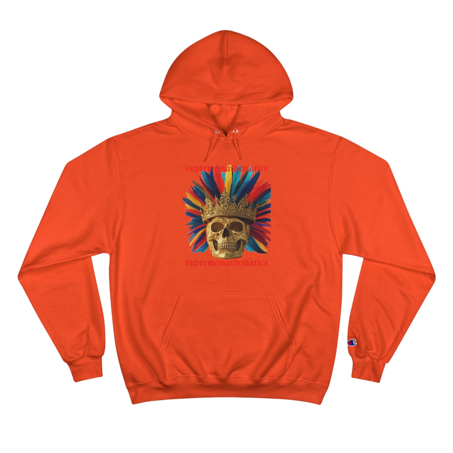 SURPEMEMATHEMATICS CROWN FEATHER HOODIE