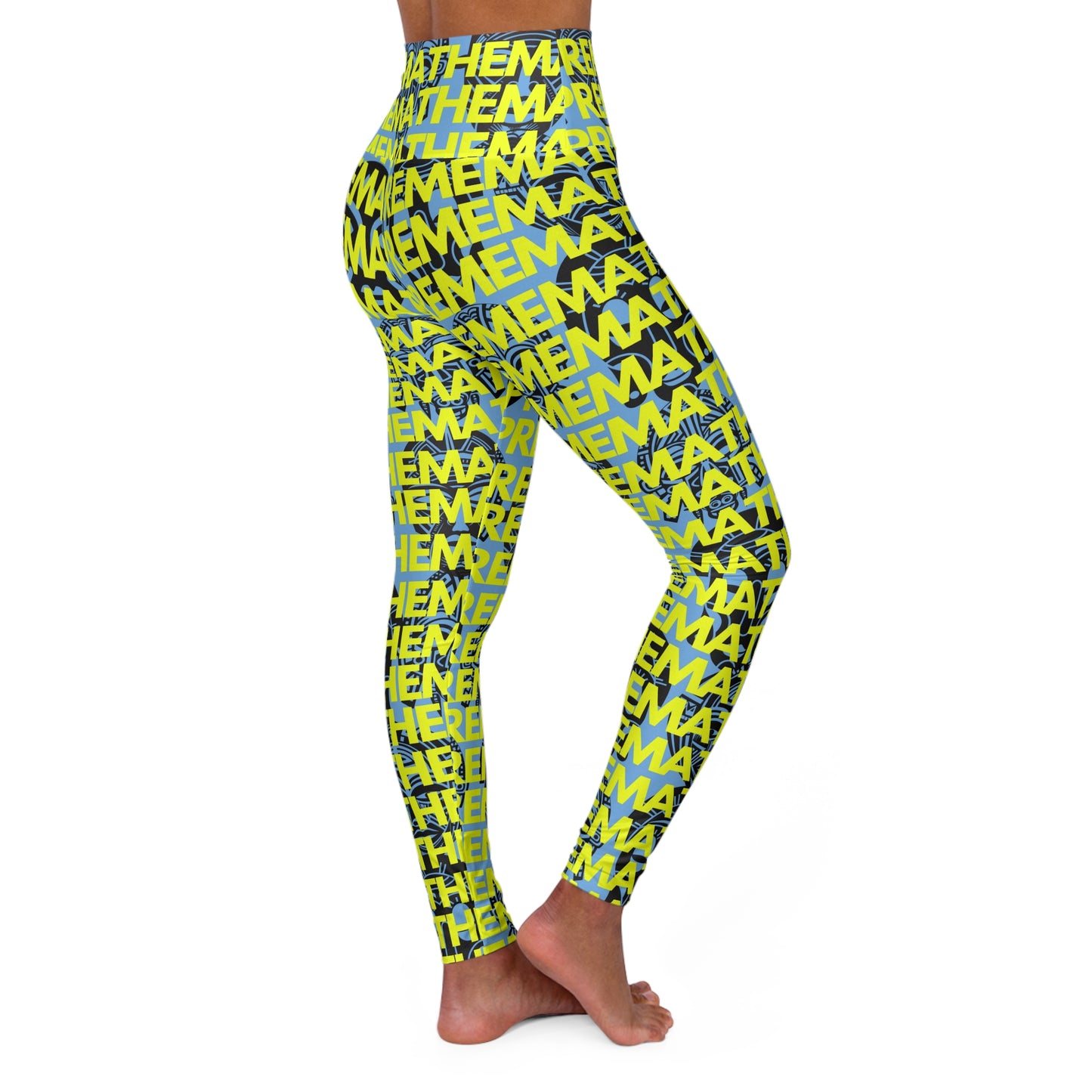 SUPREMEMATHEMATICS HIGH WAIST YOGA LEGGINGS