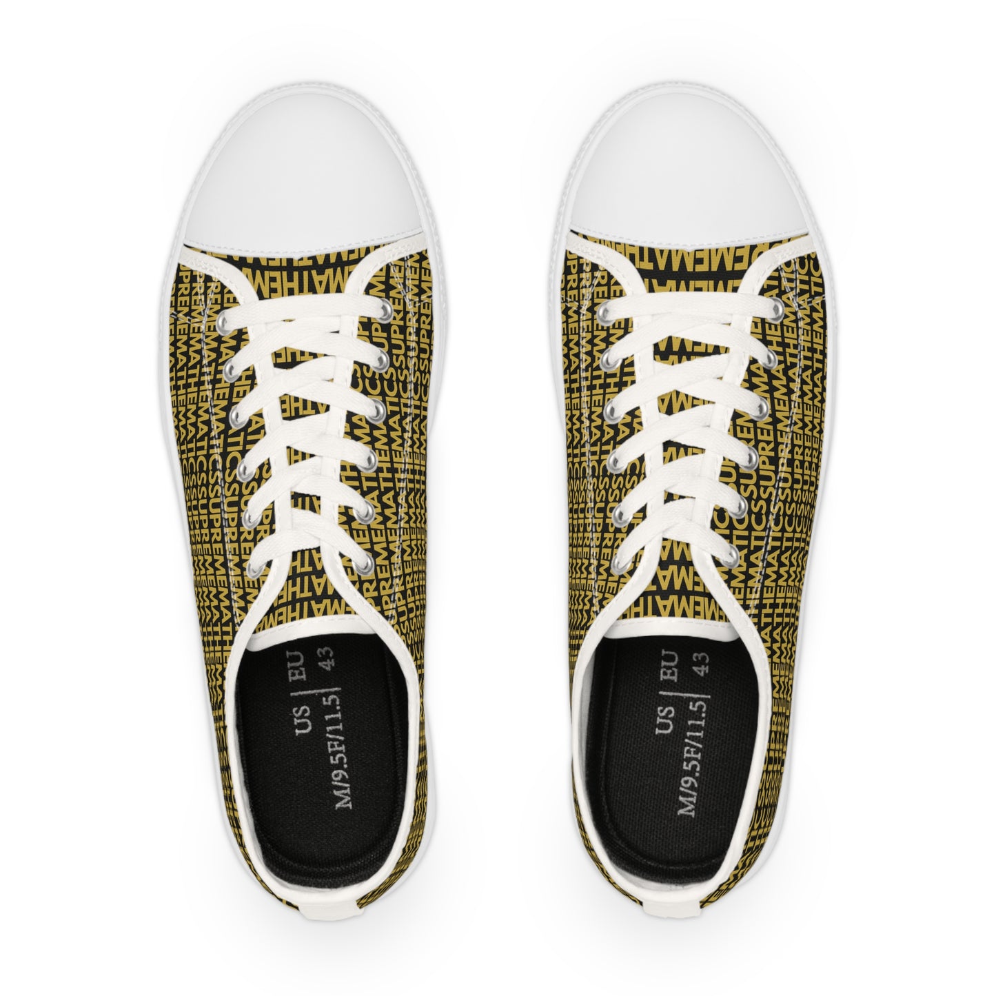 SUPREMEMATHEMATICS LOW TOP SNEAKERS