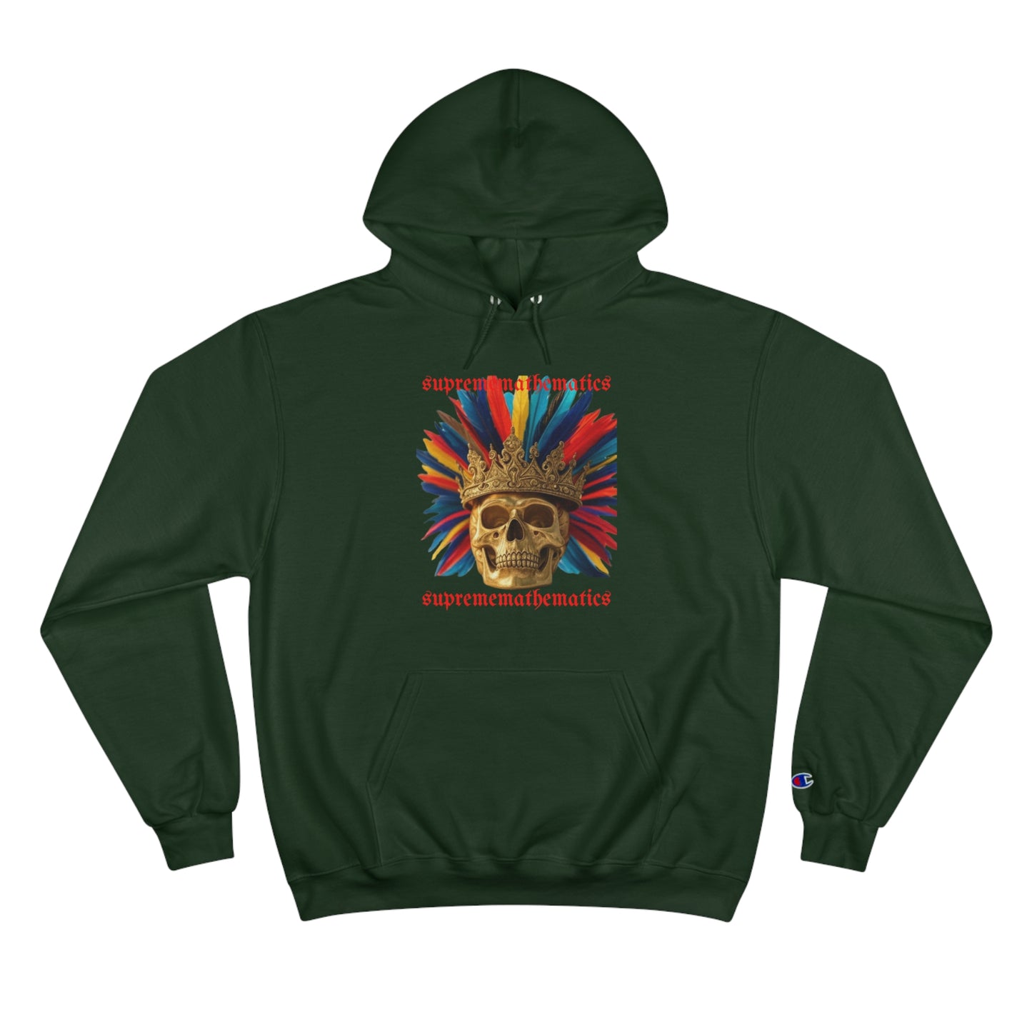 SURPEMEMATHEMATICS CROWN FEATHER HOODIE