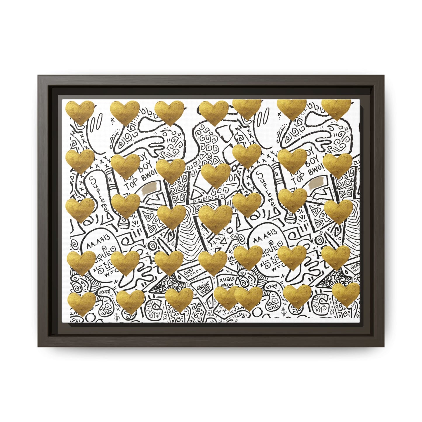 SUPREMEMATHEMATICS FRAMED CANVAS