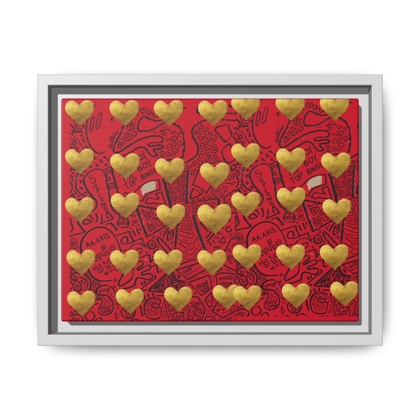 SUPREMEMATHEMATICS FRAMED CANVAS
