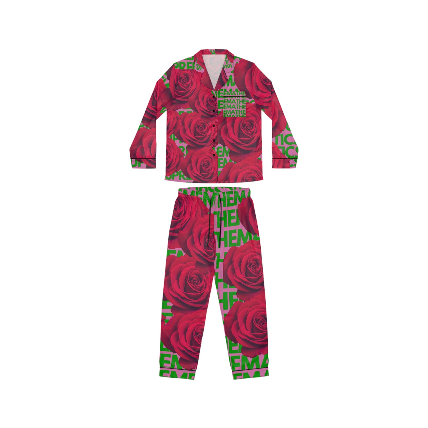 SUPREMEMATHEMATICS SATIN PAJAMAS