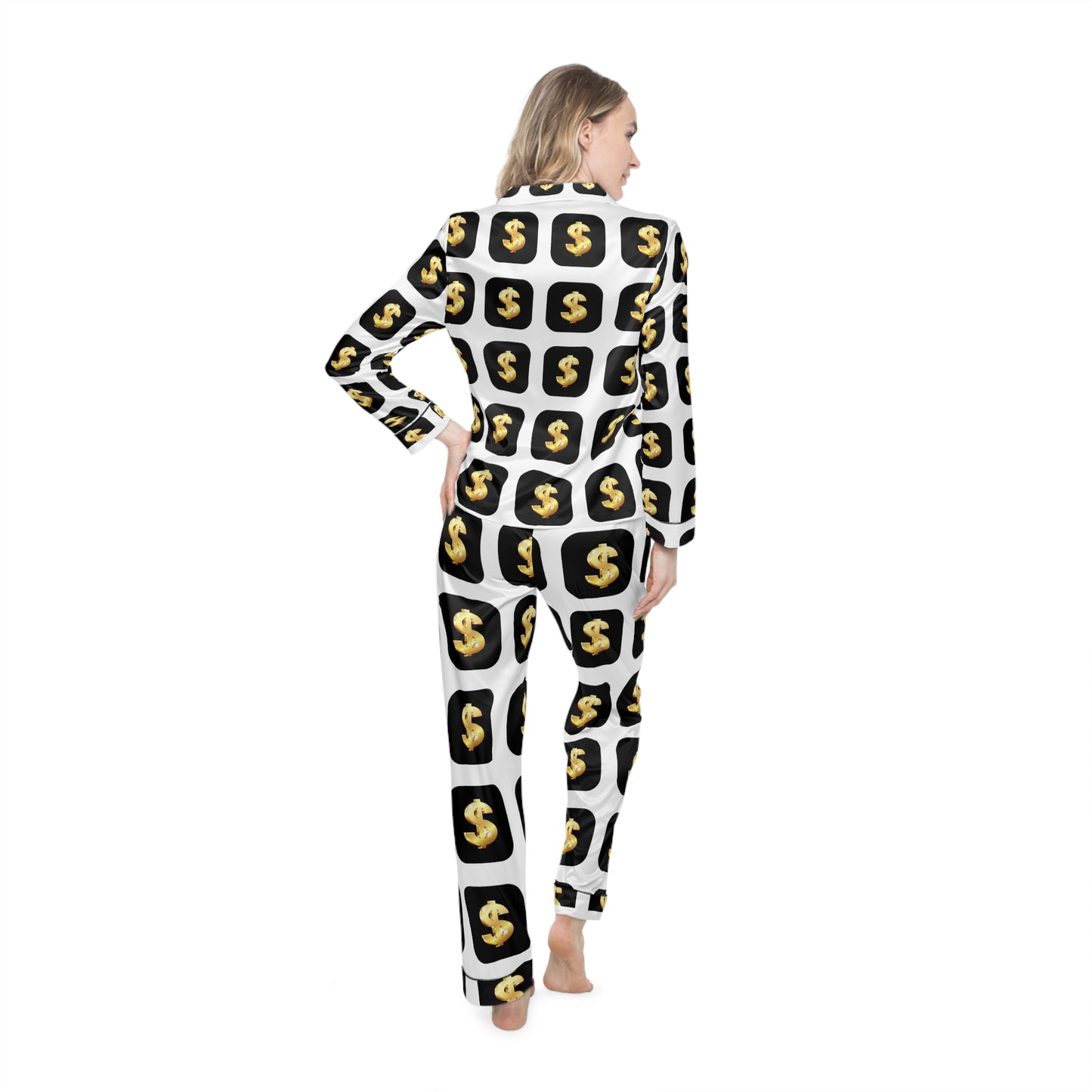 SUPREMEMATHEMATICS WOMENS SATIN PAJAMAS