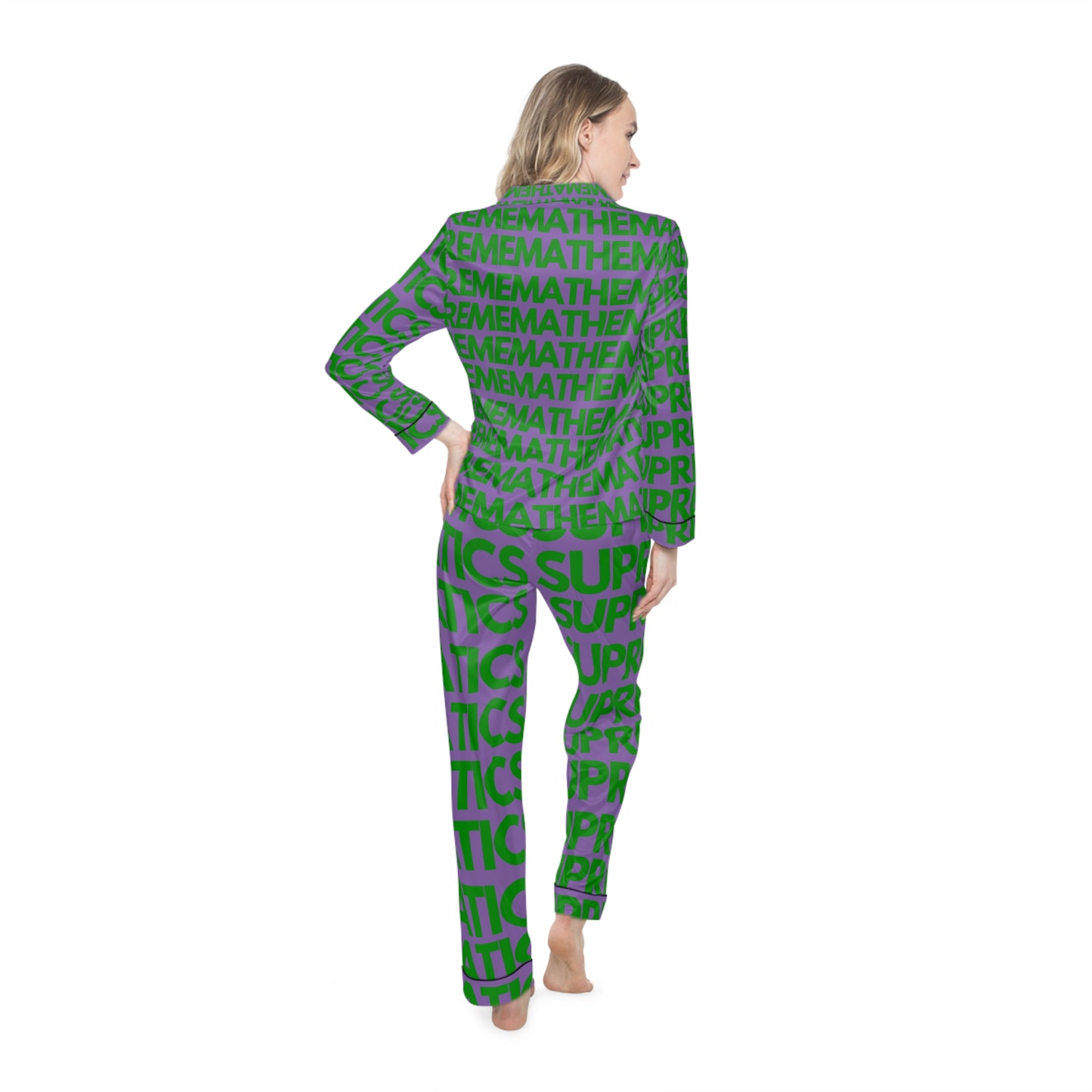 SUPREMEMATHEMATICS SATIN PAJAMAS