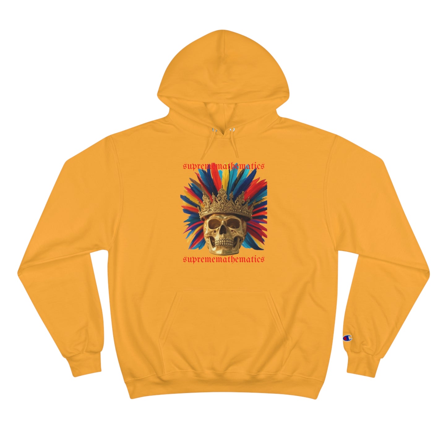 SURPEMEMATHEMATICS CROWN FEATHER HOODIE
