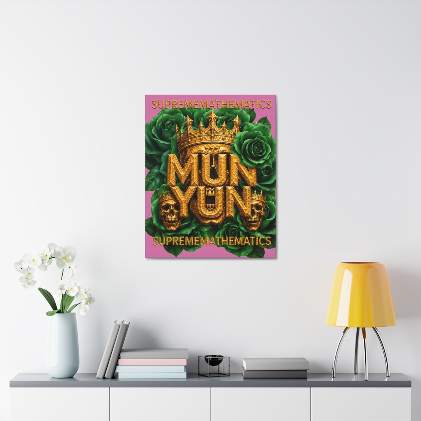 BOXXY MUNYUN ART CANVAS PINK