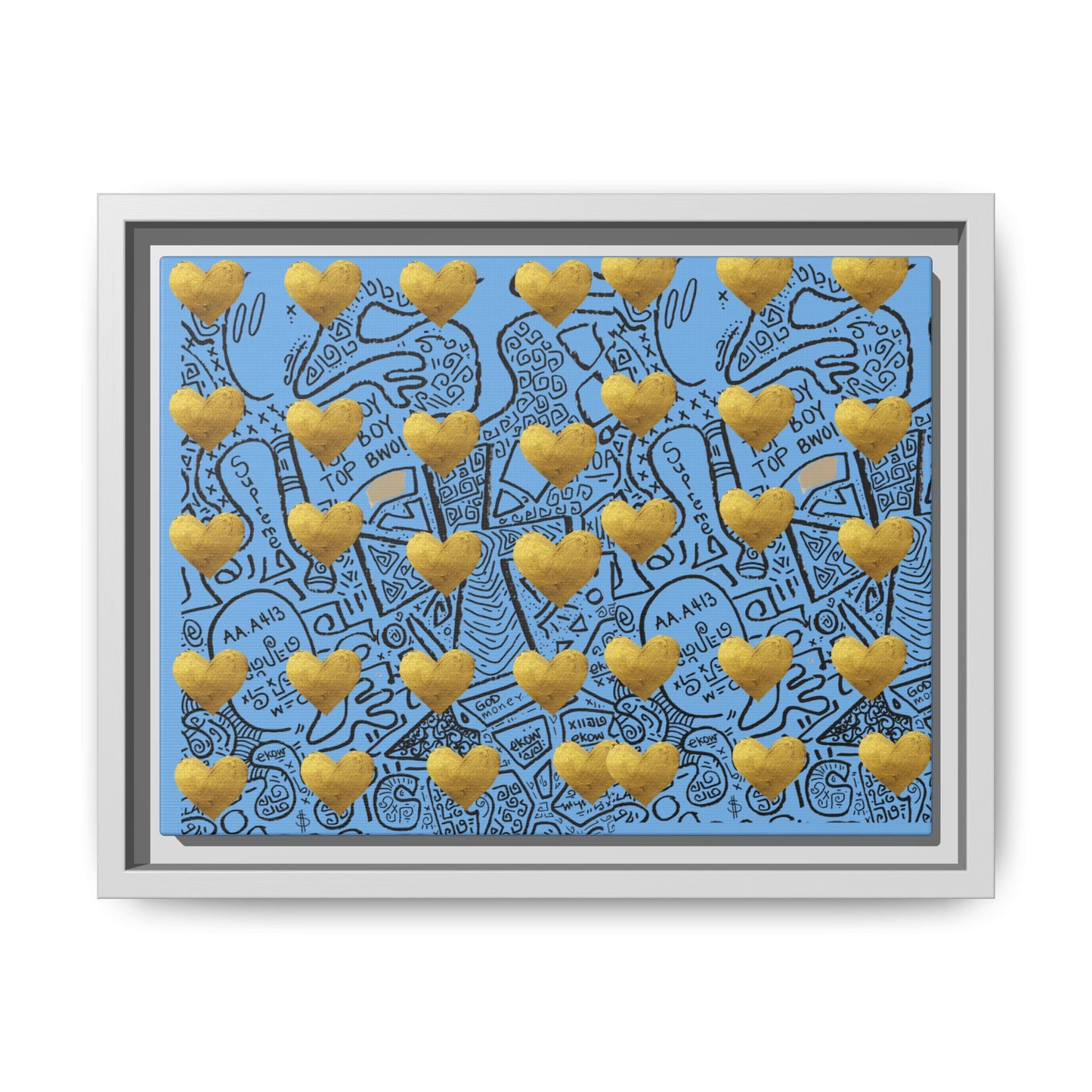 SUPREMEMATHEMATICS FRAMED CANVAS