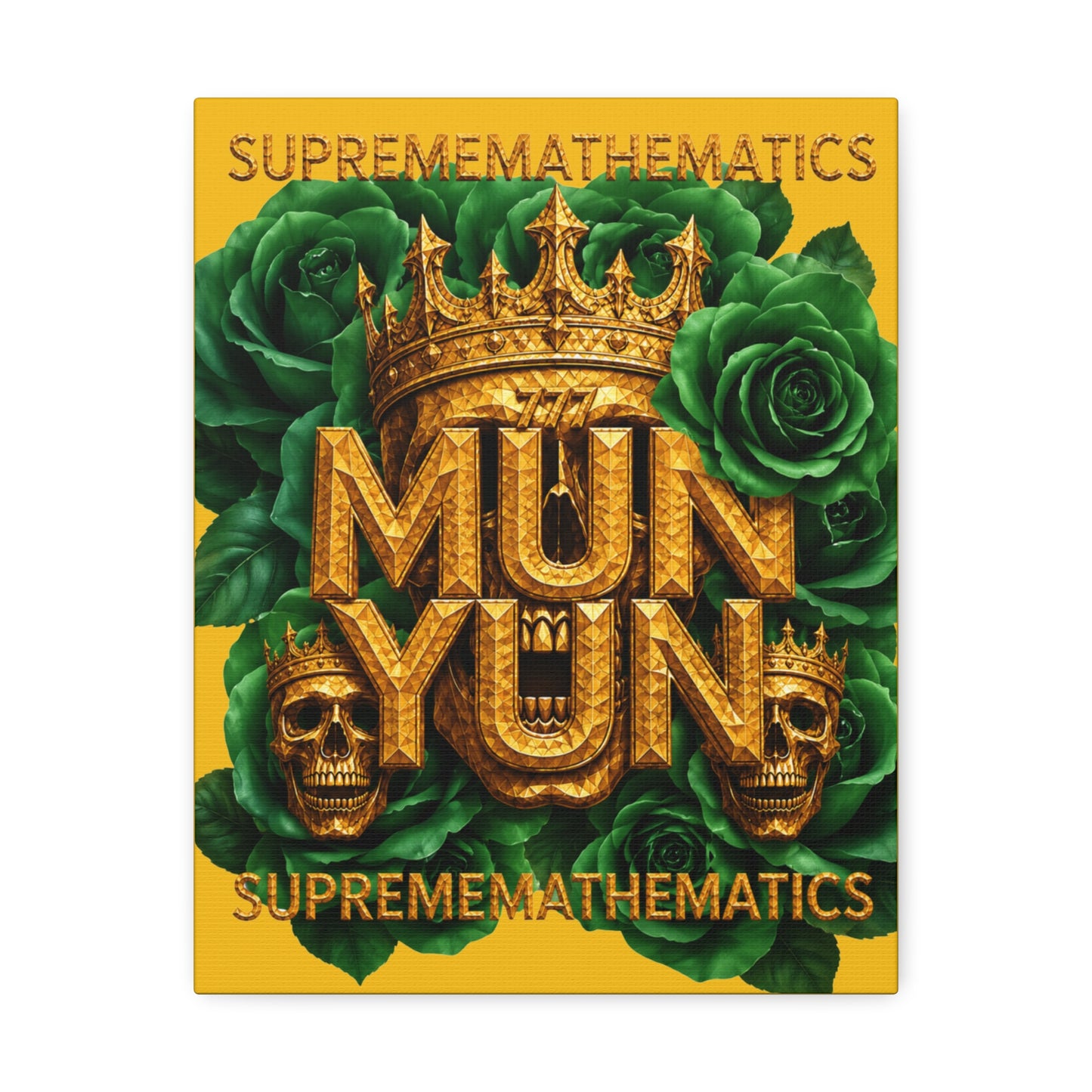 BOXXY MUNYUN ART CANVAS YELLOW