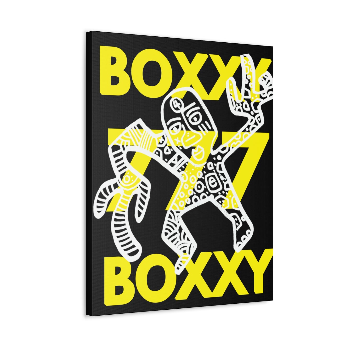 BOXXY 777 ART CANVAS BLACK
