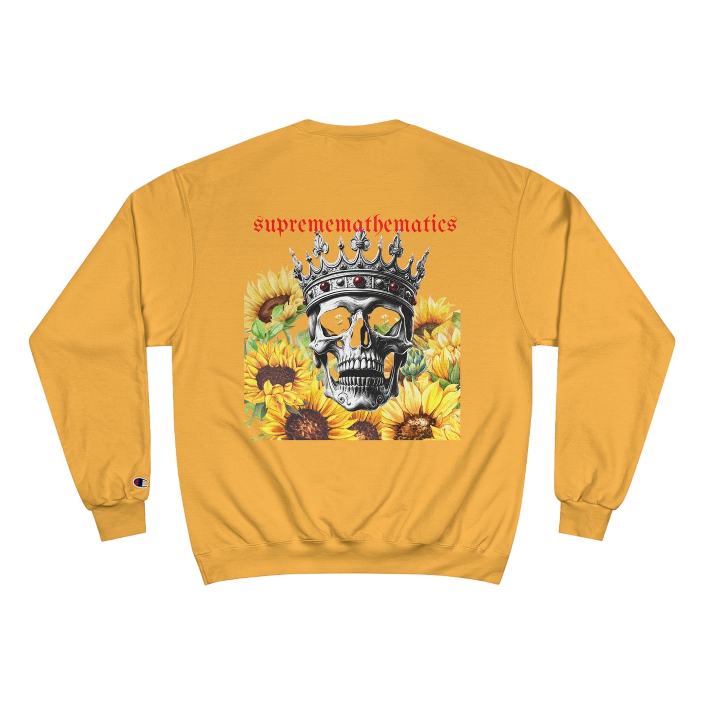 SUPREMEMATHEMATICS SUNFLOWER KINGS SWEATSHIRT