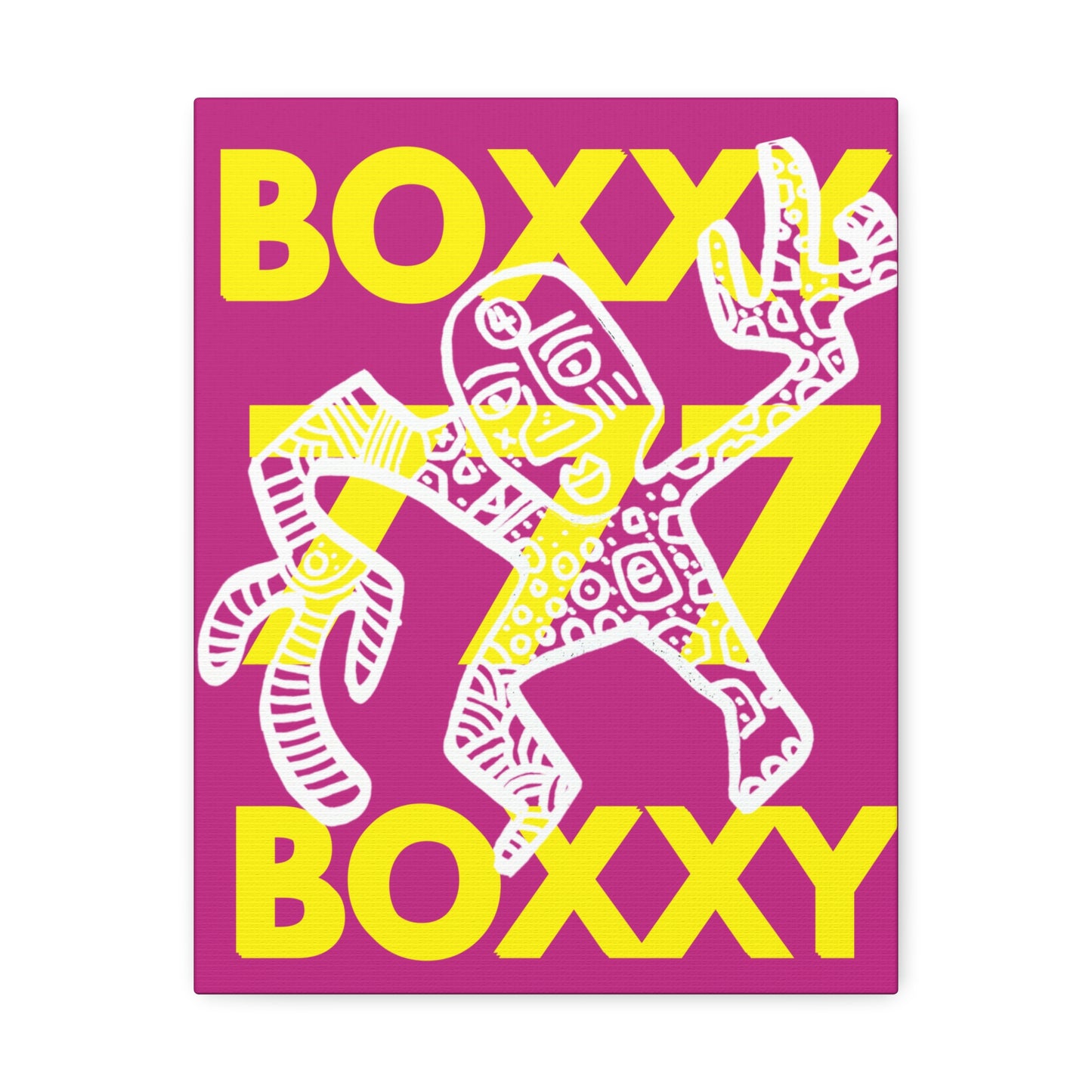 BOXXY 777 ART CANVAS FUCHSIA