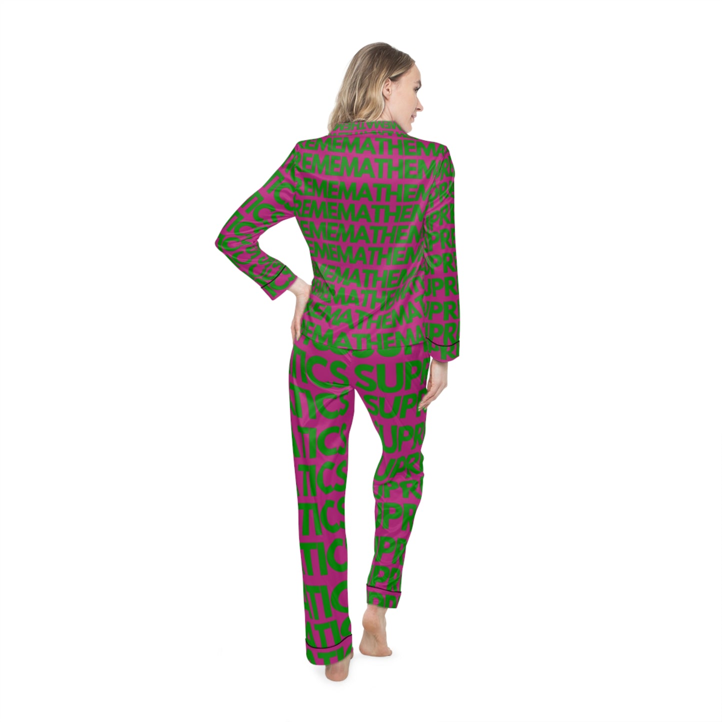 SUPREMEMATHEMATICS SATIN PAJAMAS