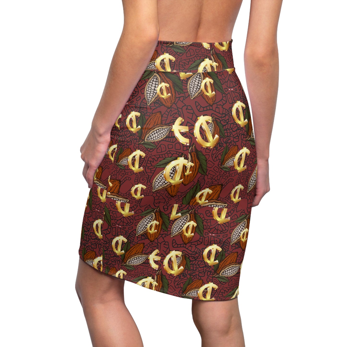 SUPREMEMATHEMATICS CEDI PENCIL SKIRT