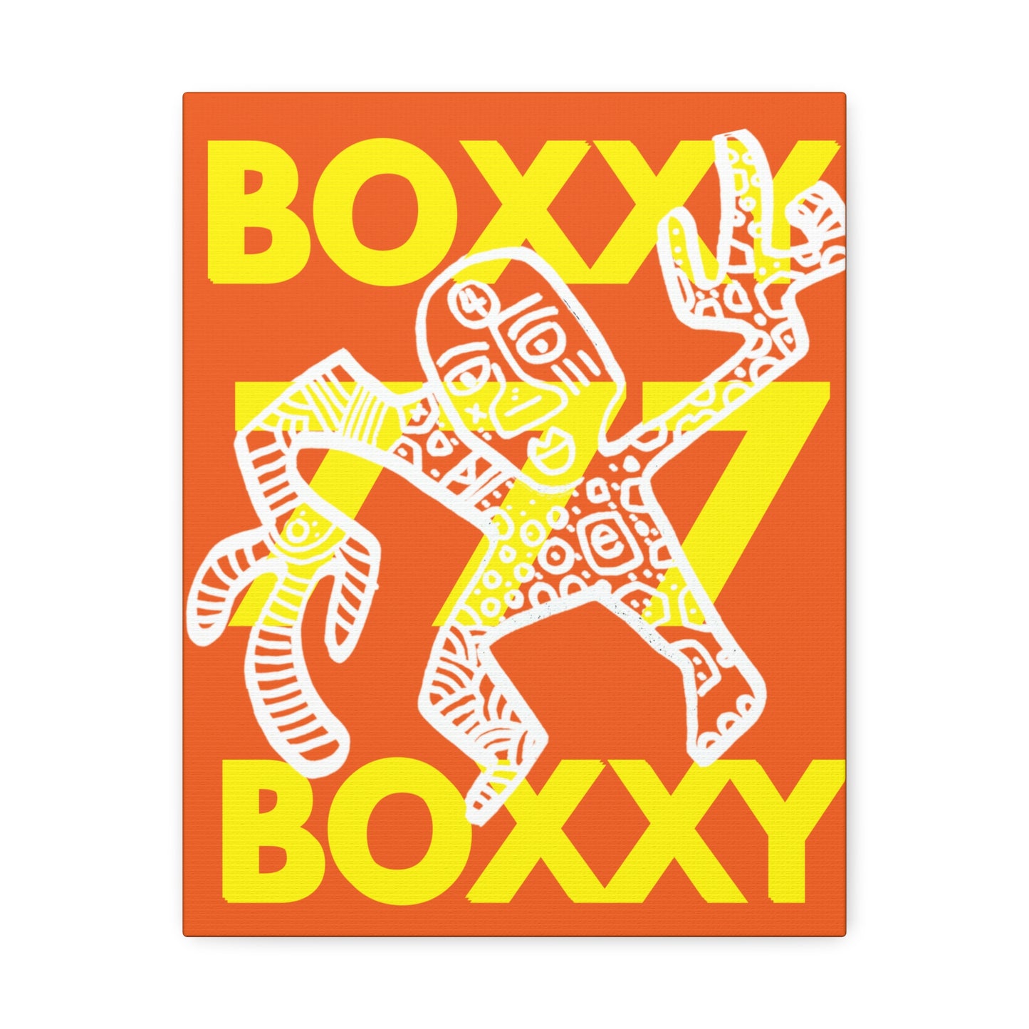 BOXXY 777 ART CANVAS ORANGE