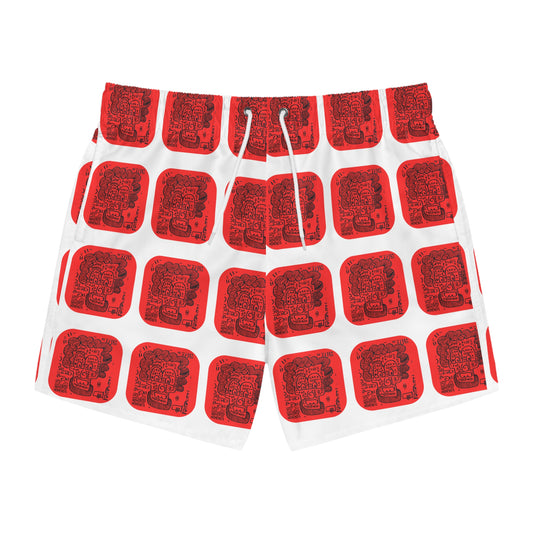 SUPREMEMATHEMATICS FACE OF GOD SWIM TRUNKS