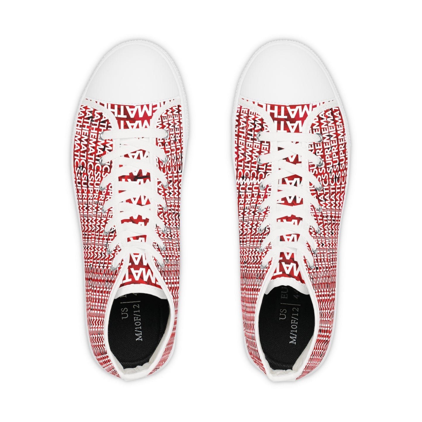 SUPREMEMATHEMATICS HIGH TOP SNEAKERS