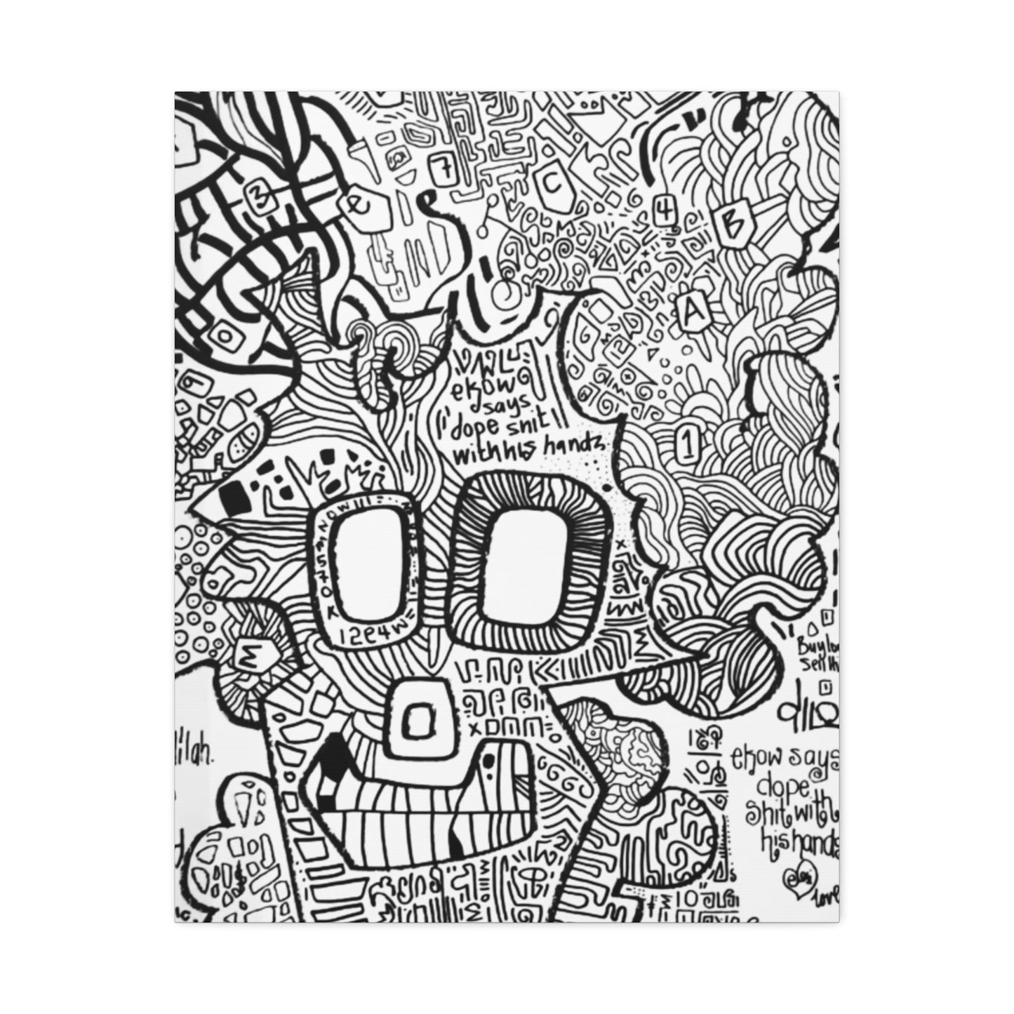 BOXXY HUMANOID 3 ART CANVAS