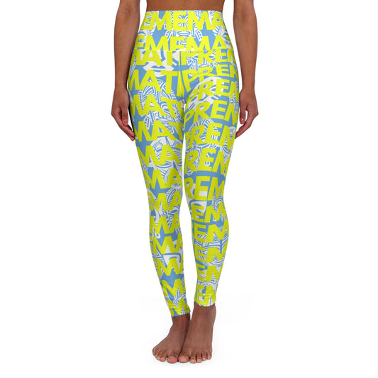 SUPREMEMATHEMATICS HIGH WAIST YOGA LEGGINGS