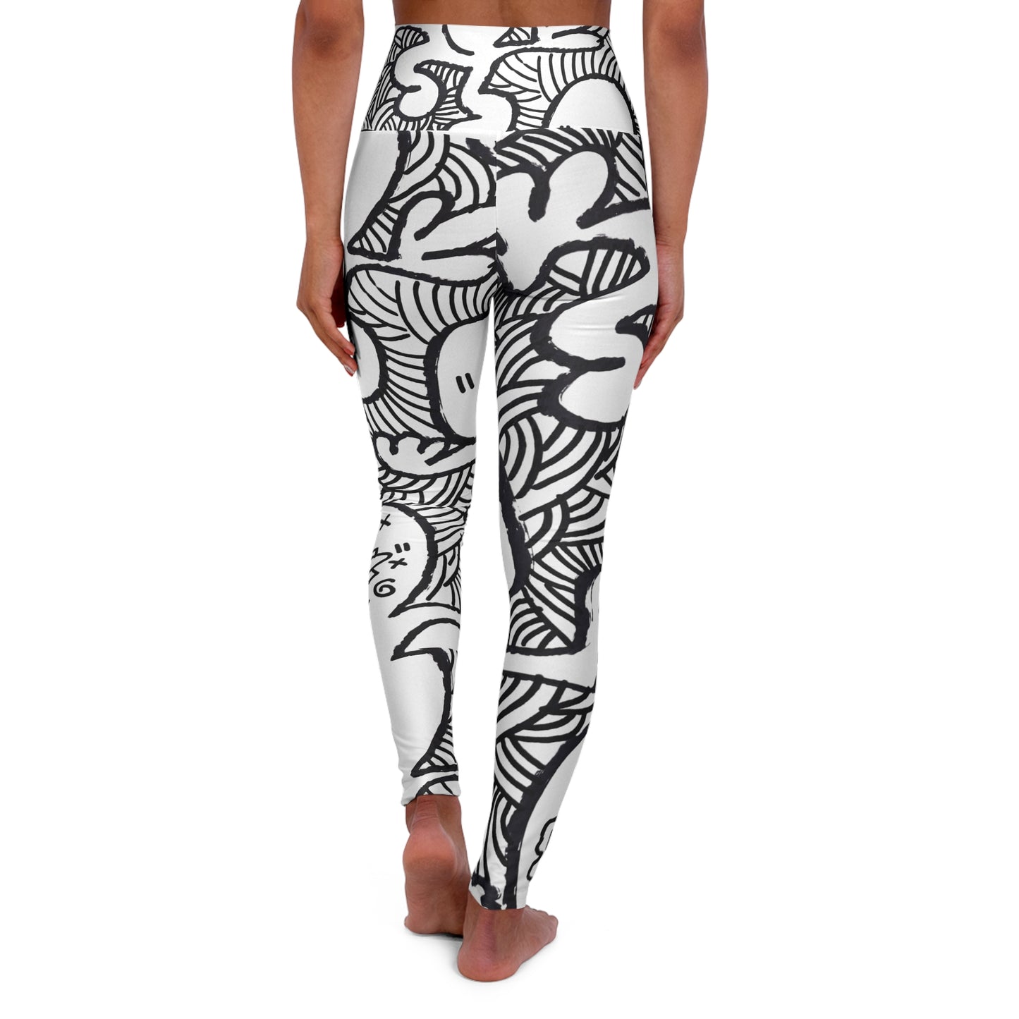 SUPREMEMATHEMATICS High Waisted Yoga Leggings