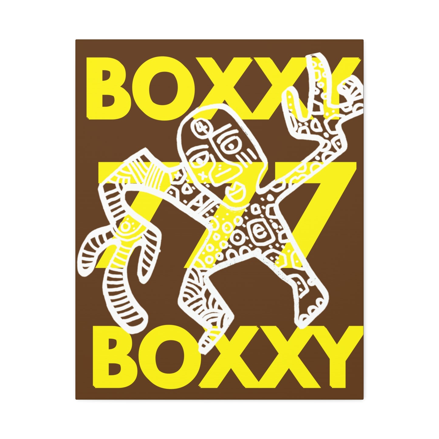 BOXXY 777 ART CANVAS BROWN