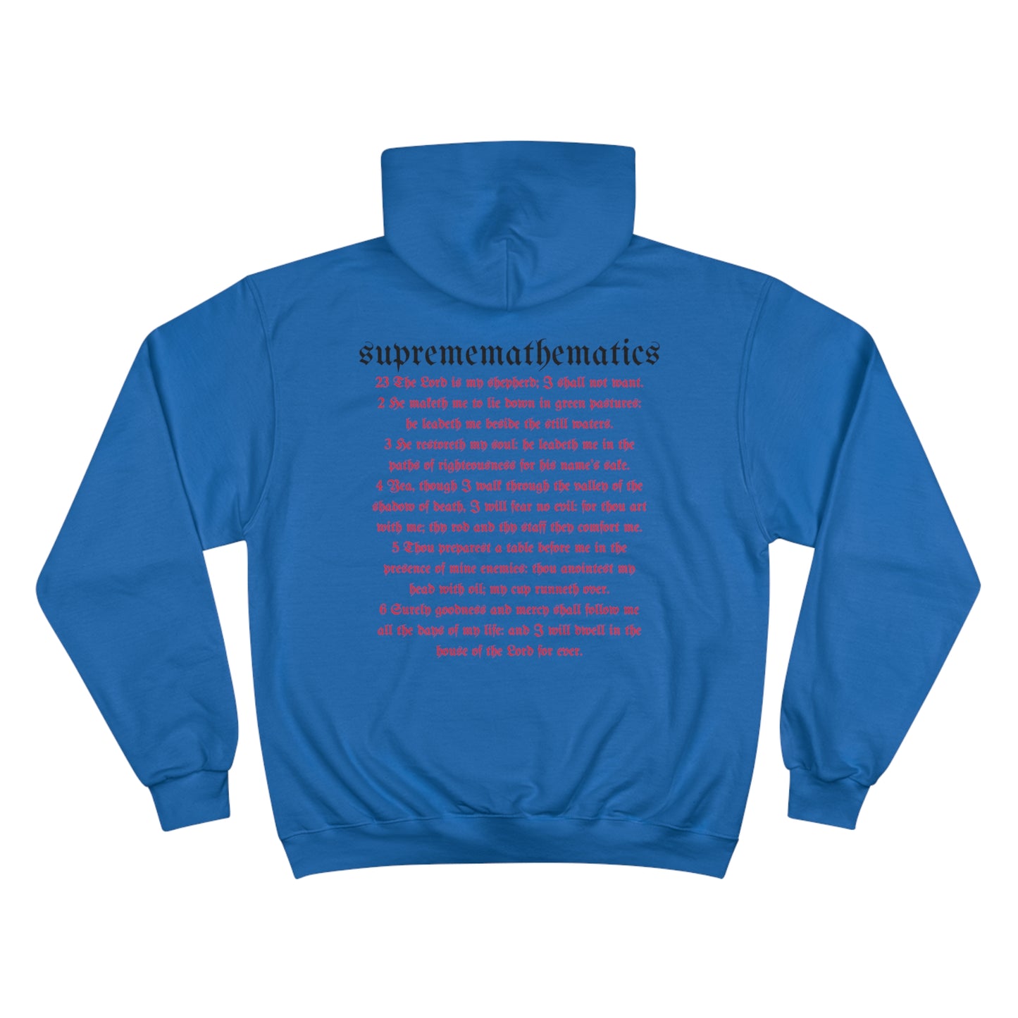 SUPREMEMATHEMATICS PSALM23 HOODIE
