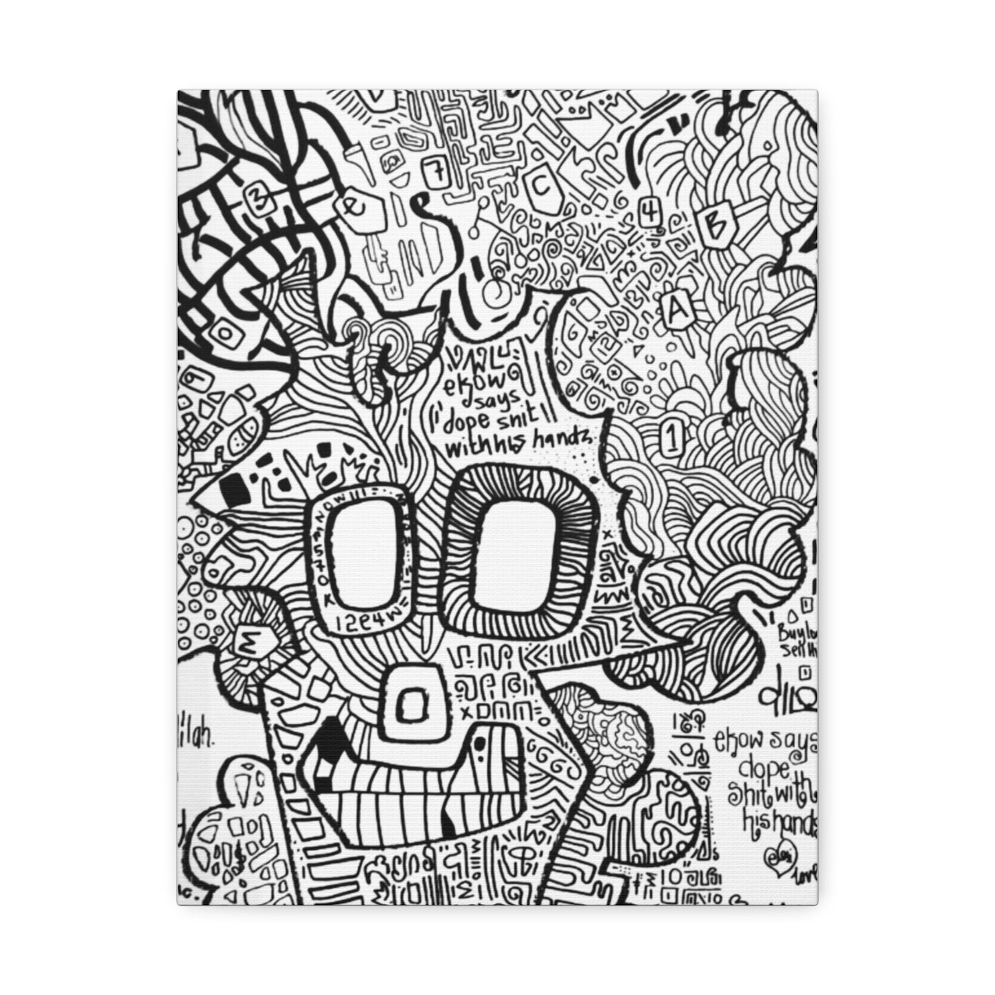BOXXY HUMANOID 3 ART CANVAS