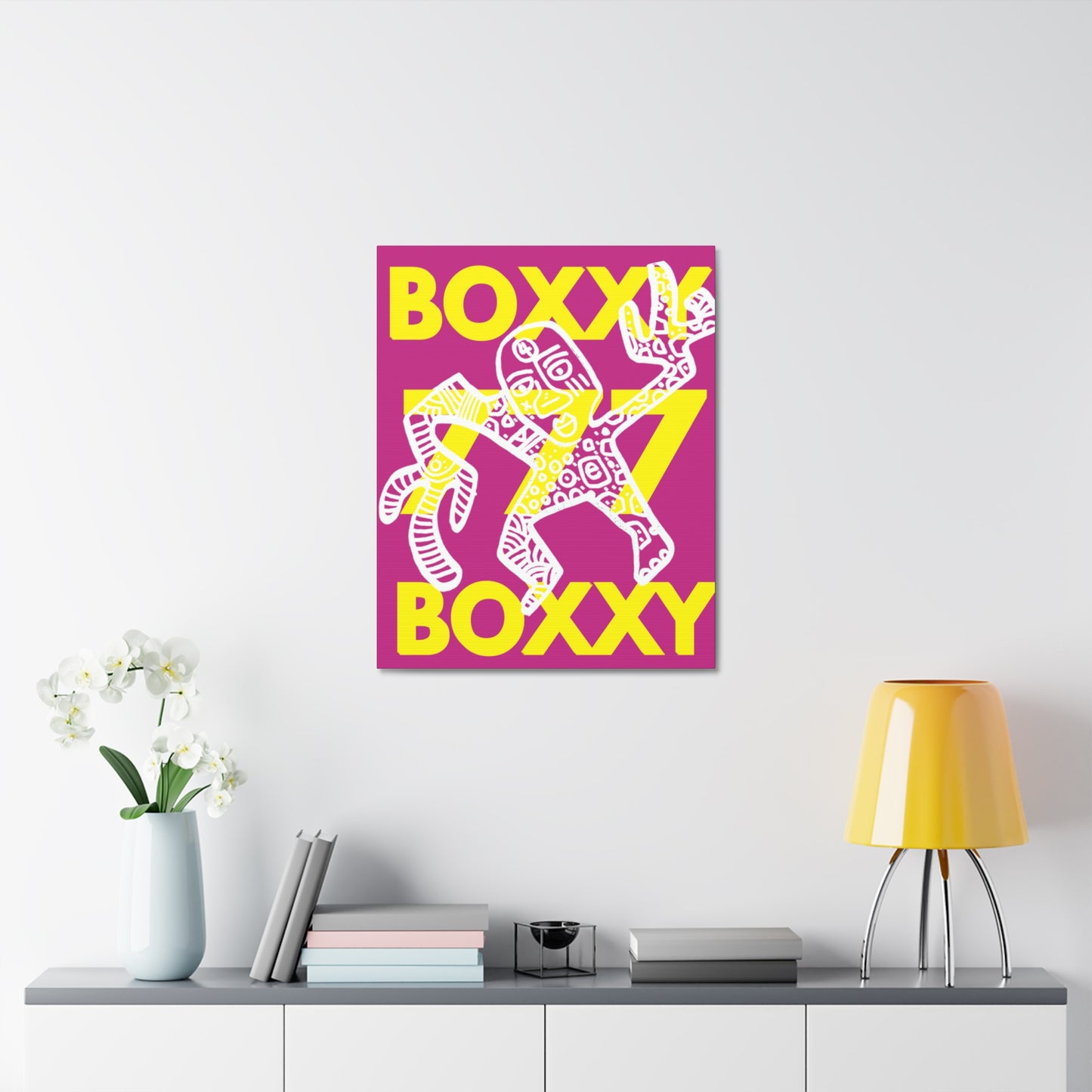 BOXXY 777 ART CANVAS FUCHSIA