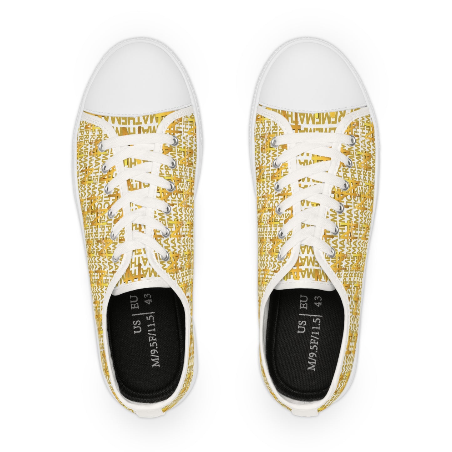 SUPREMEMATHEMATICS NAIRA TOP TOP SNEAKERS