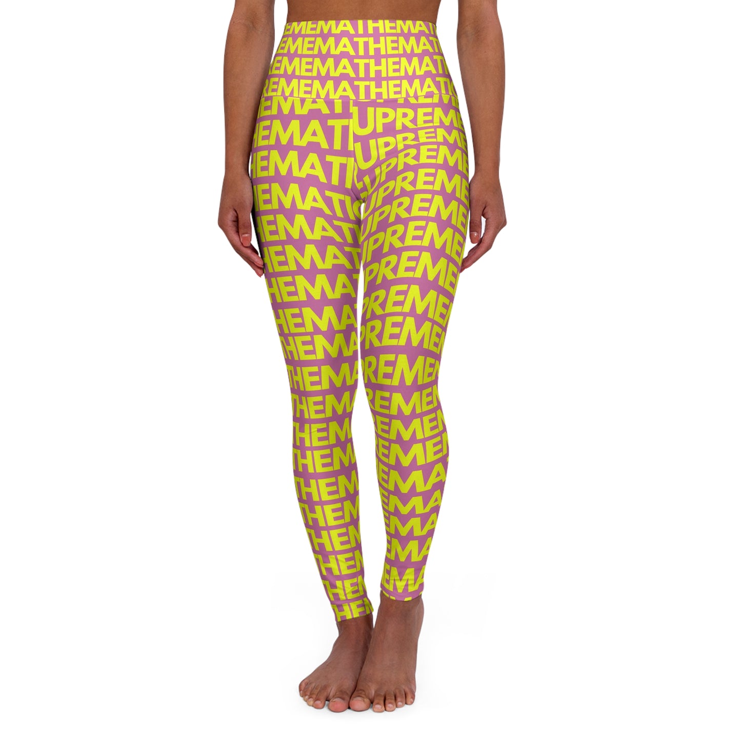 SUPREMEMATHEMATICS HIGH WAIST YOGA LEGGINGS