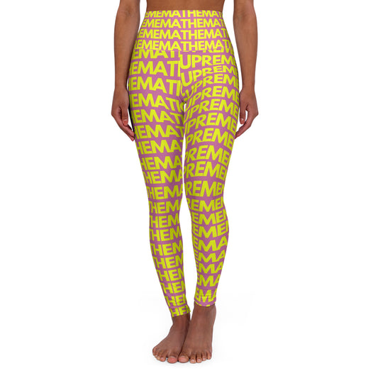 SUPREMEMATHEMATICS HIGH WAIST YOGA LEGGINGS