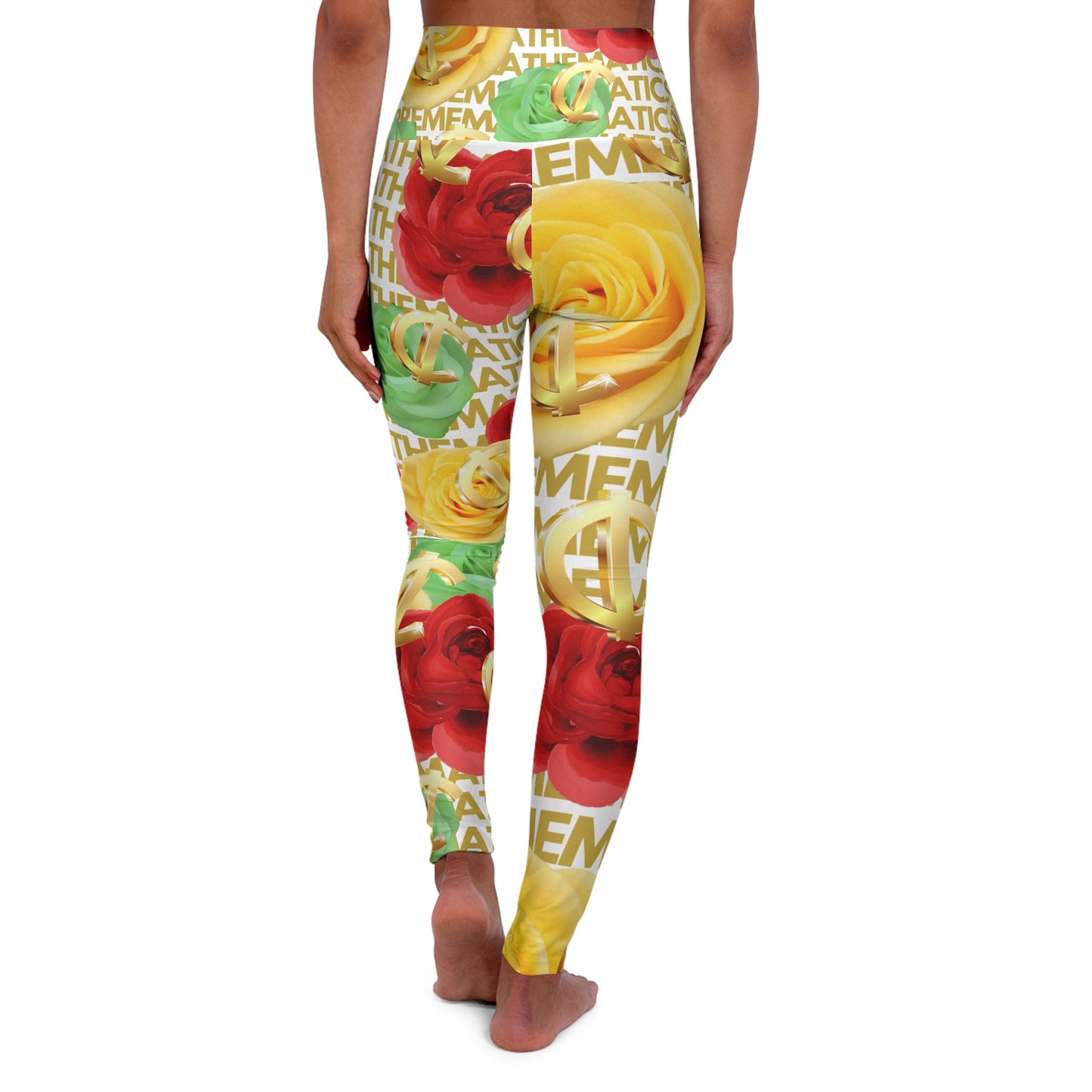 SUPREMEMATHEMATICS HIGH WAIST CEDI YOGA LEGGINGS