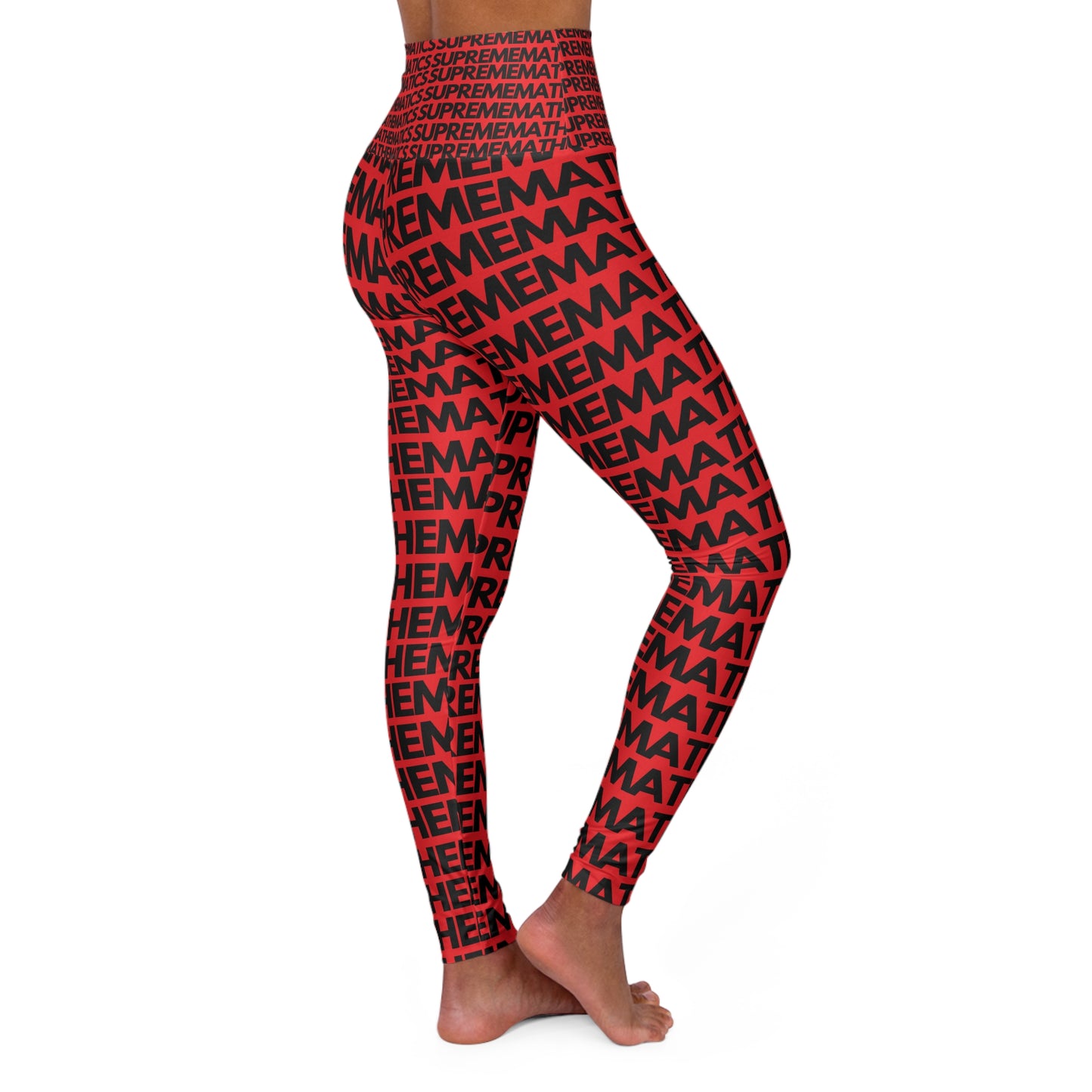 SUPREMEMATHEMATICS HIGH WAIST YOGA LEGGINGS