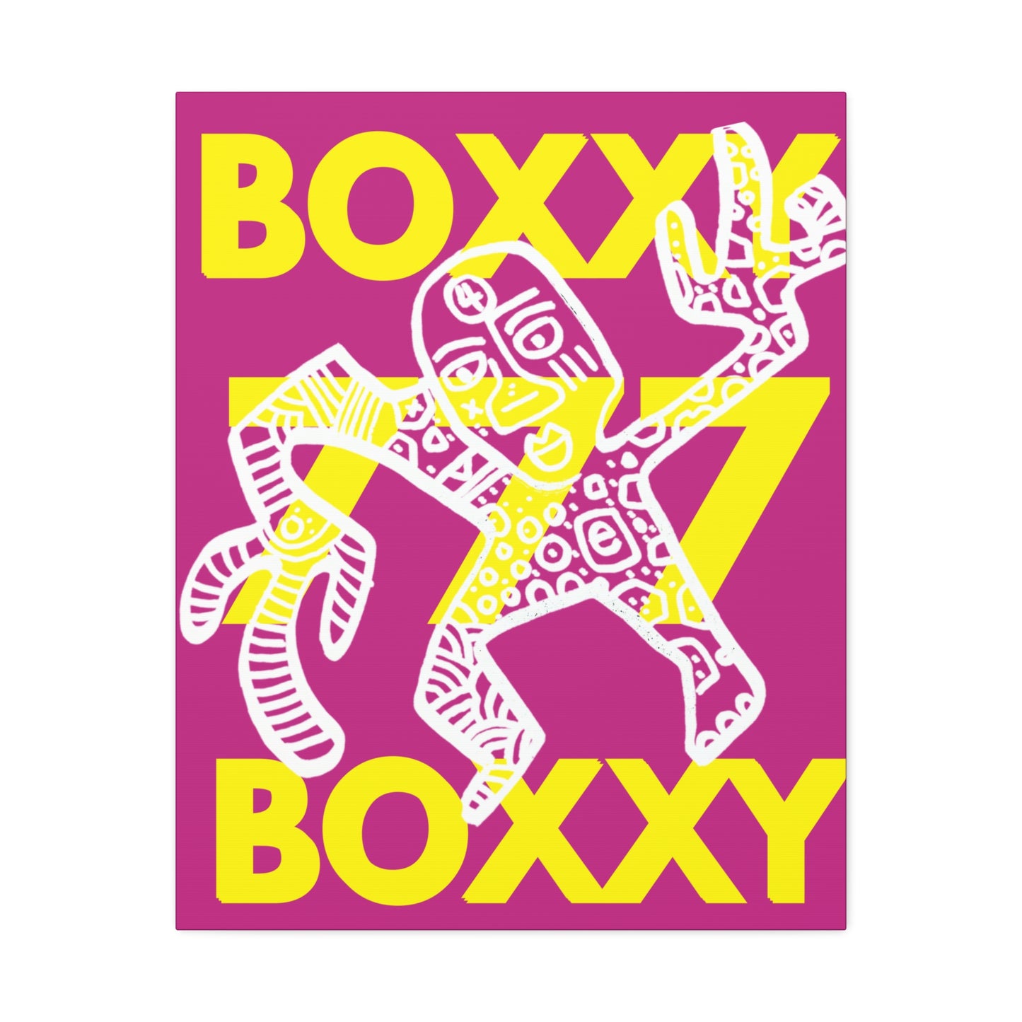 BOXXY 777 ART CANVAS FUCHSIA
