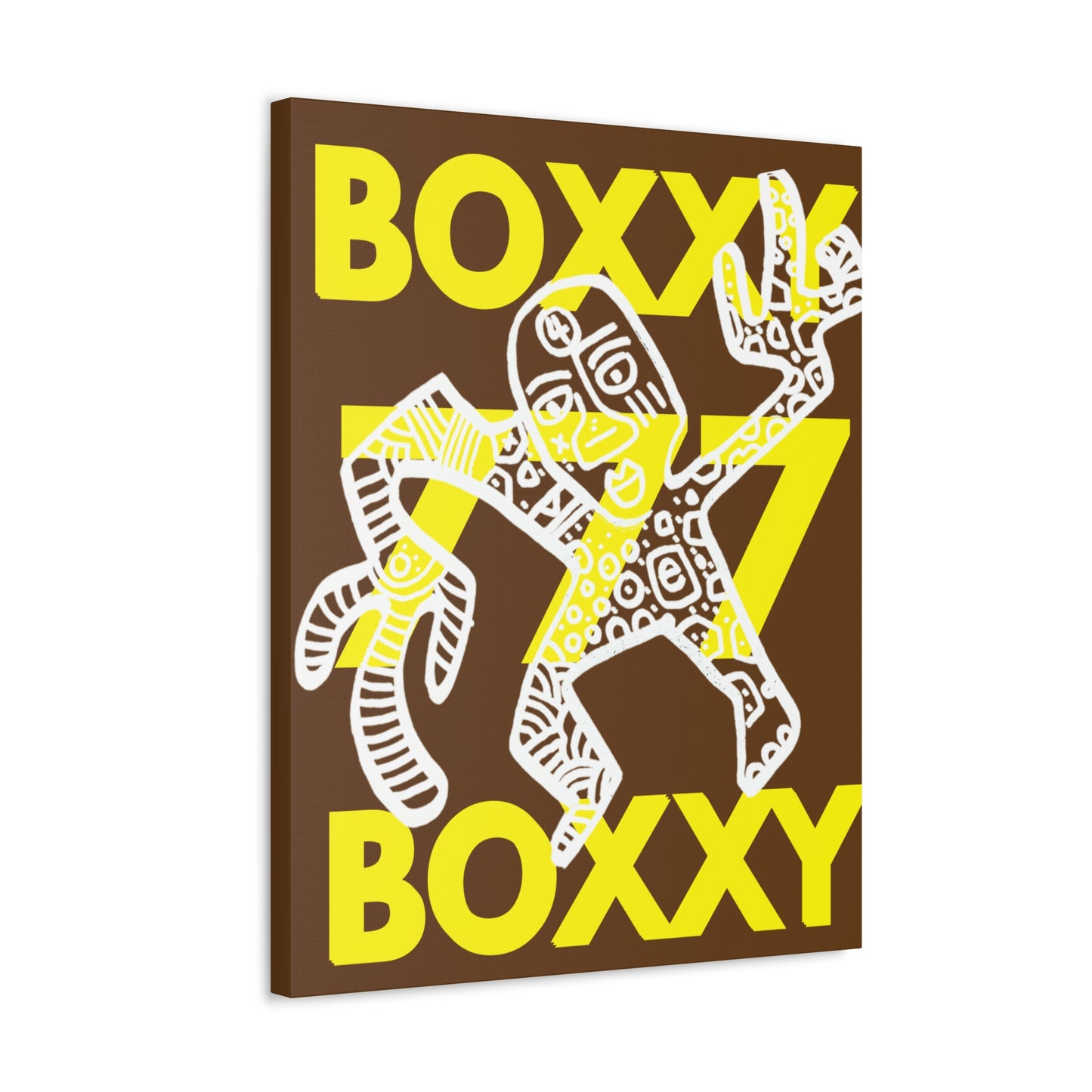 BOXXY 777 ART CANVAS BROWN