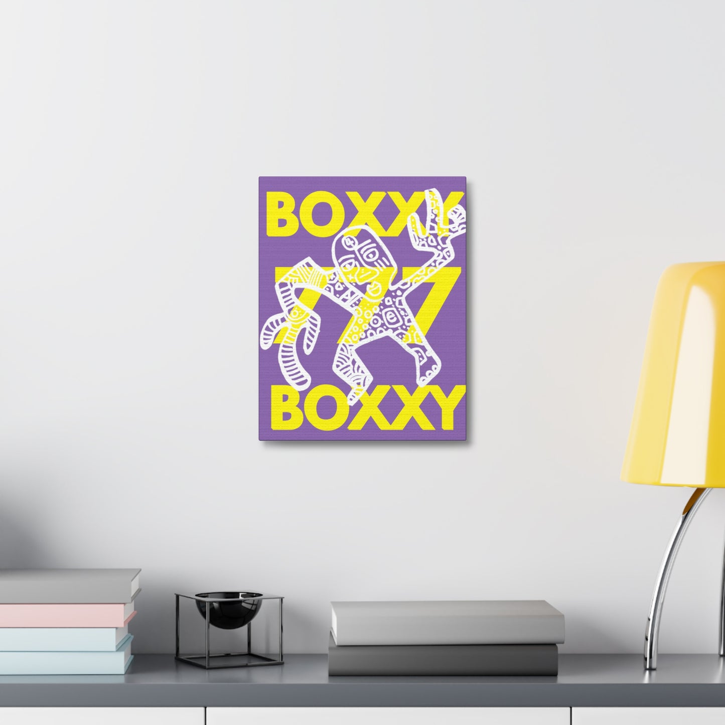 BOXXY 777 ART CANVAS LIGHT PURPLE