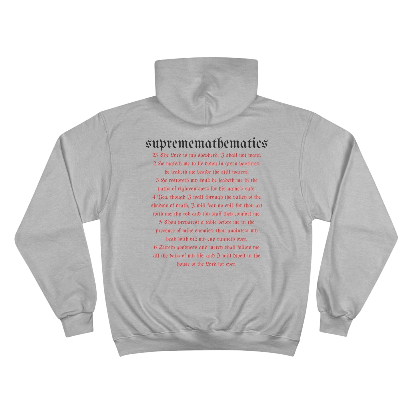 SUPREMEMATHEMATICS PSALM23 HOODIE