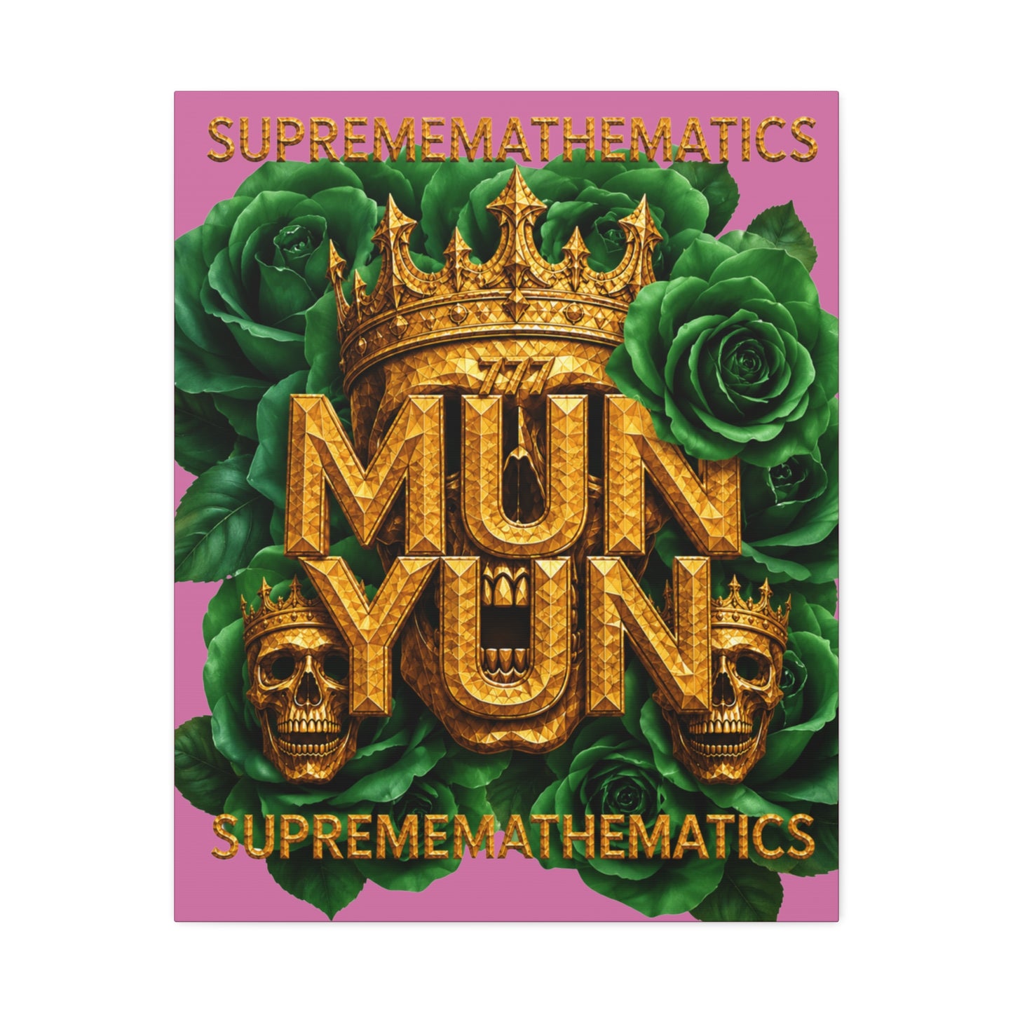 BOXXY MUNYUN ART CANVAS PINK