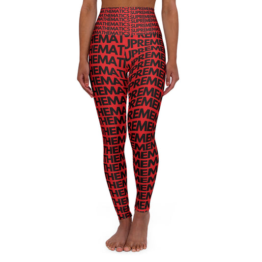 SUPREMEMATHEMATICS HIGH WAIST YOGA LEGGINGS