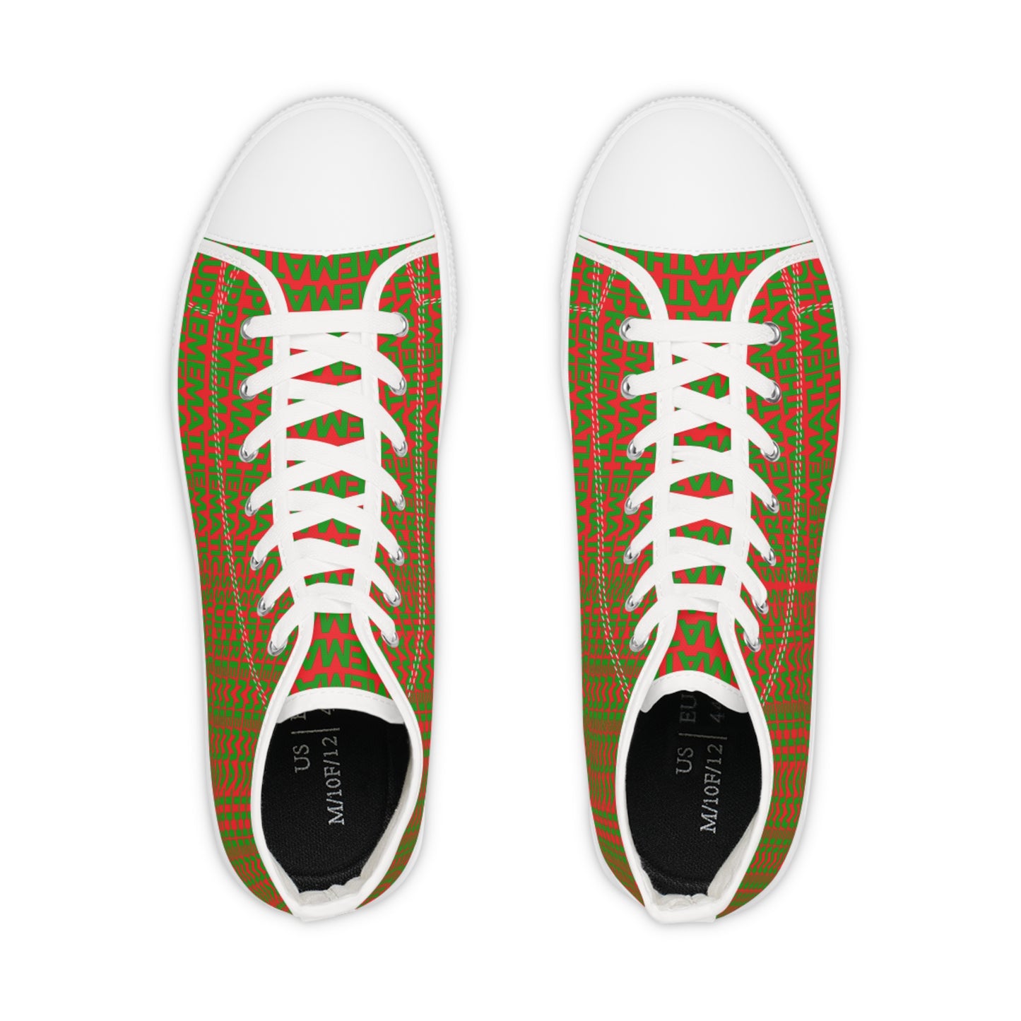 SUPREMEMATHEMATICS HIGH TOP SNEAKERS