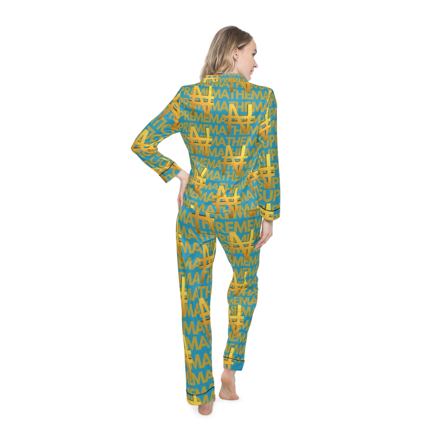 SUPREMEMATHEMATICS NAIRA SATIN PAJAMAS