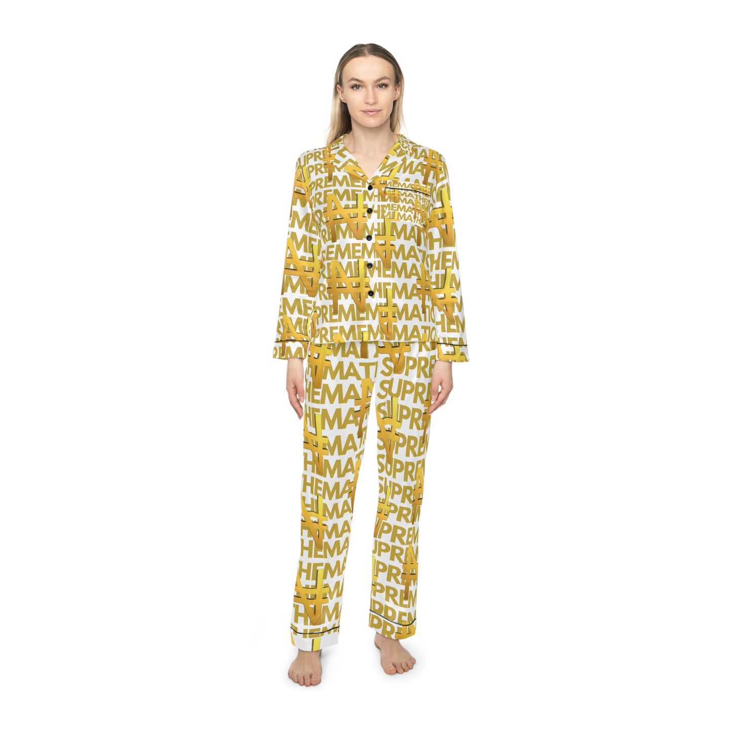 SUPREMEMATHEMATICS NAIRA SATIN PAJAMAS