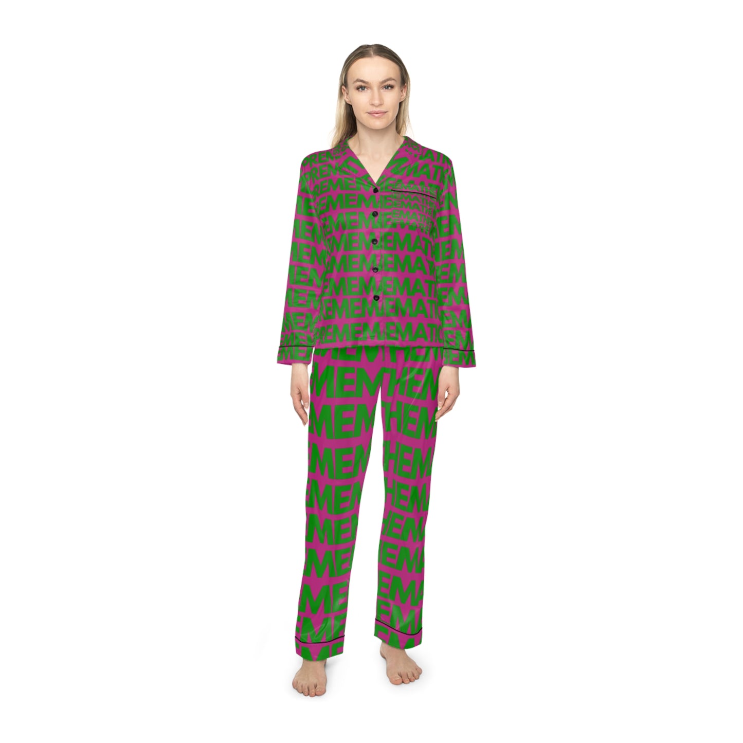 SUPREMEMATHEMATICS SATIN PAJAMAS